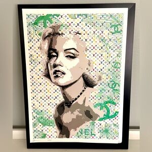 2024 Marilyn Monroe Pop Art Print by “Death NYC” Screen Print 71 of 100